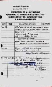 Cited logbook page