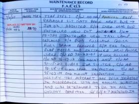 Cited logbook page