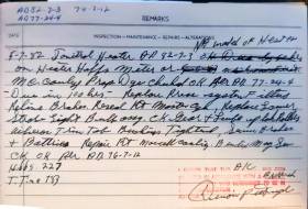 Cited logbook page