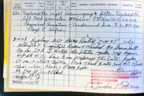 Cited logbook page